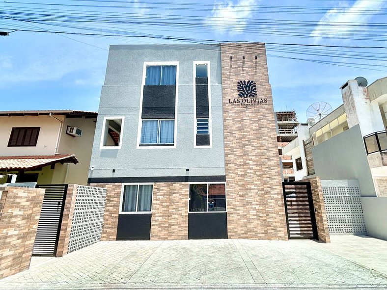 001 - Apartamento monoambiente em lindo residencial com pisc