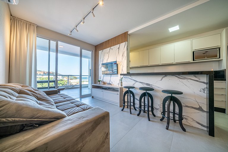 189 - Apartamento com vista mar em Mariscal