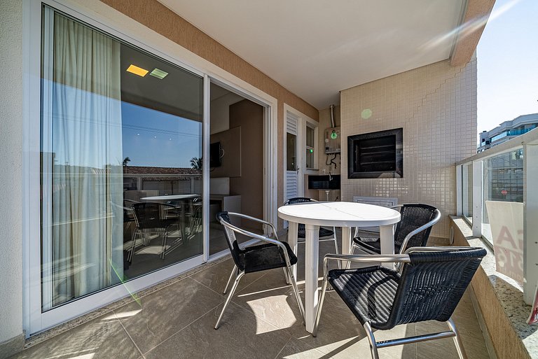 166 - Lindo apartamento na praia de Canto Grande