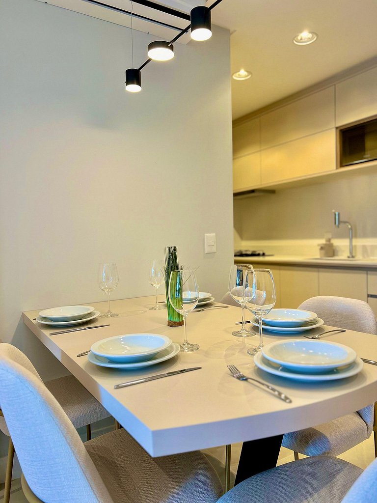 Apartamento em Bombas, muito conforto e espaço.