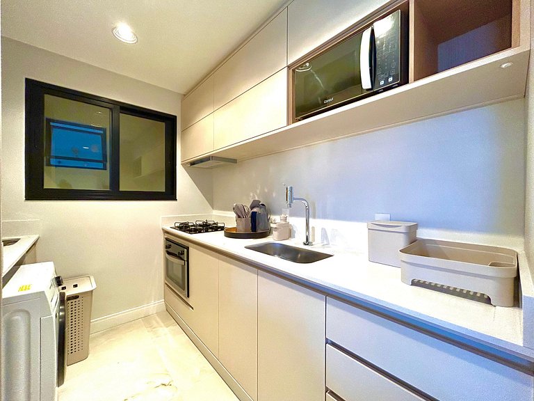Apartamento em Bombas, muito conforto e espaço.