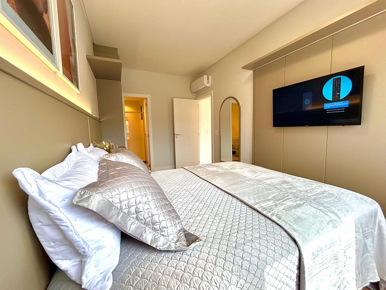 Apartamento em Bombas, muito conforto e espaço.