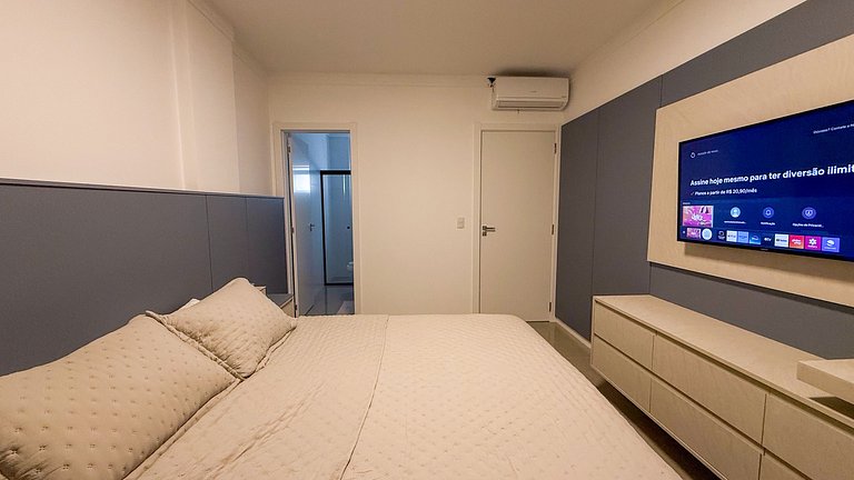 409- Apartamento em 220 metros da praia de Bombas
