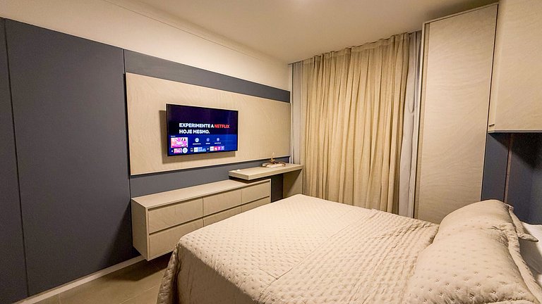409- Apartamento em 220 metros da praia de Bombas