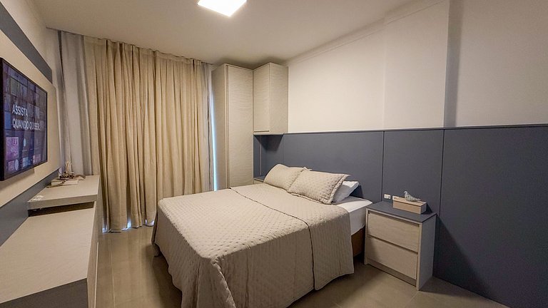 409- Apartamento em 220 metros da praia de Bombas