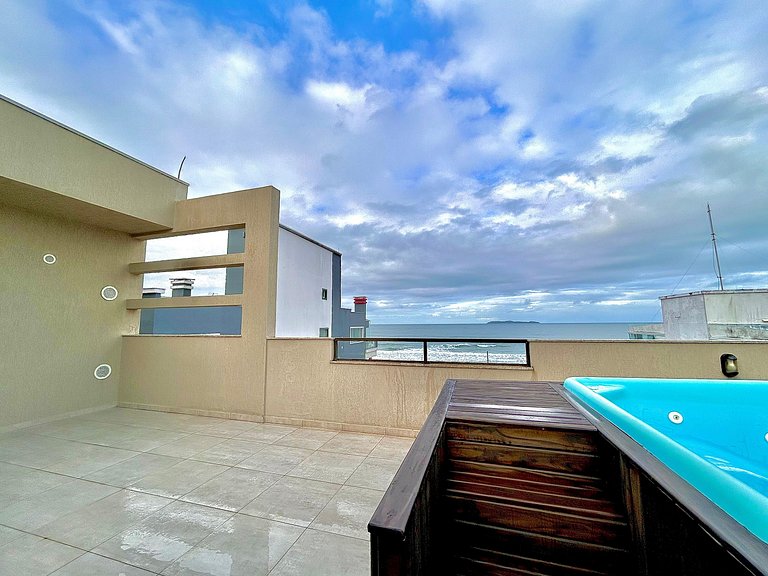 157 - Cobertura Duplex Vista Mar com Jacuzzi