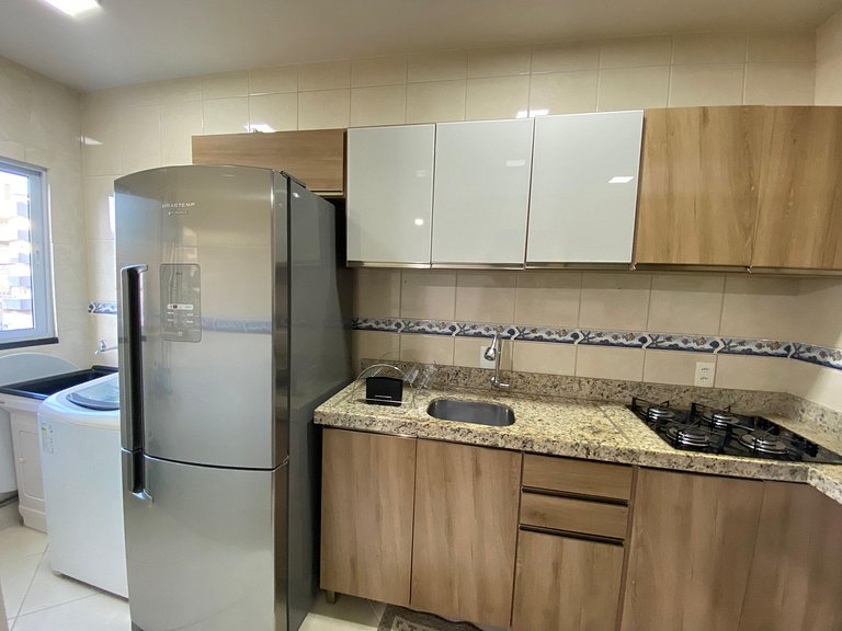 Apartamento de dois dormitórios sendo uma suíte