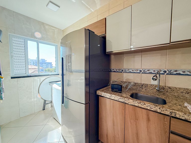 Apartamento de dois dormitórios sendo uma suíte