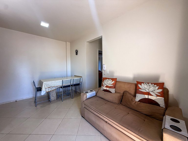Apartamento de dois dormitórios sendo uma suíte
