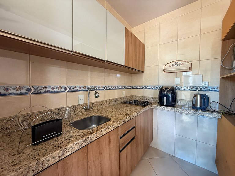 Apartamento de dois dormitórios sendo uma suíte