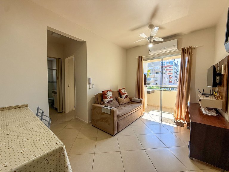 Apartamento de dois dormitórios sendo uma suíte