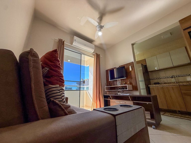 Apartamento de dois dormitórios sendo uma suíte