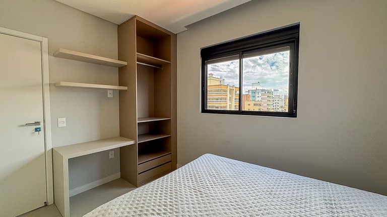 137 - Lindo apartamento com vista mar em Bombas