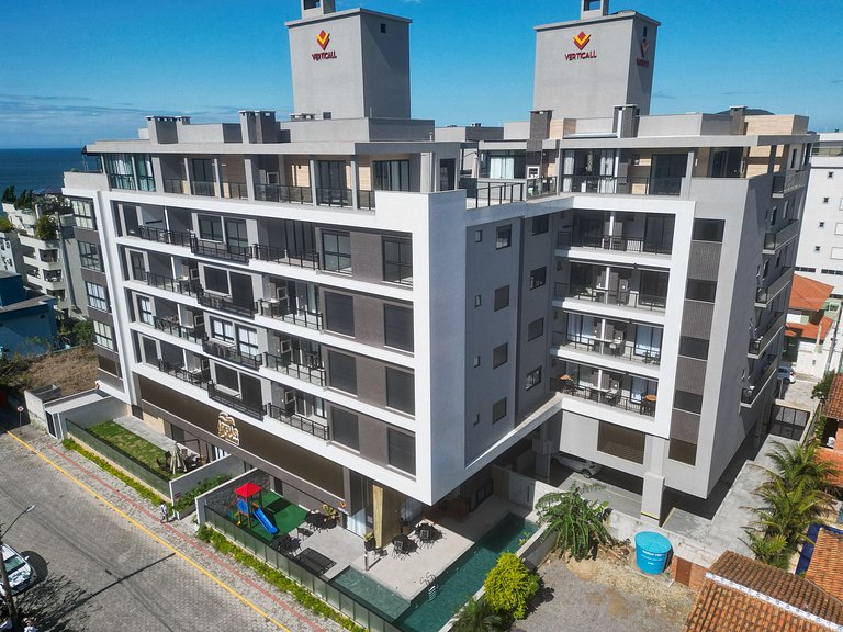 137 - Lindo apartamento com vista mar em Bombas